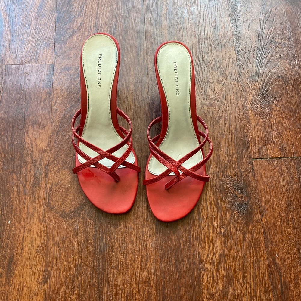 Predictions red kitten heels